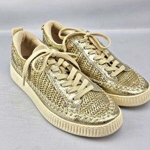 Dolce Vita Nicona Sneaker Women's Gold/Silver 8